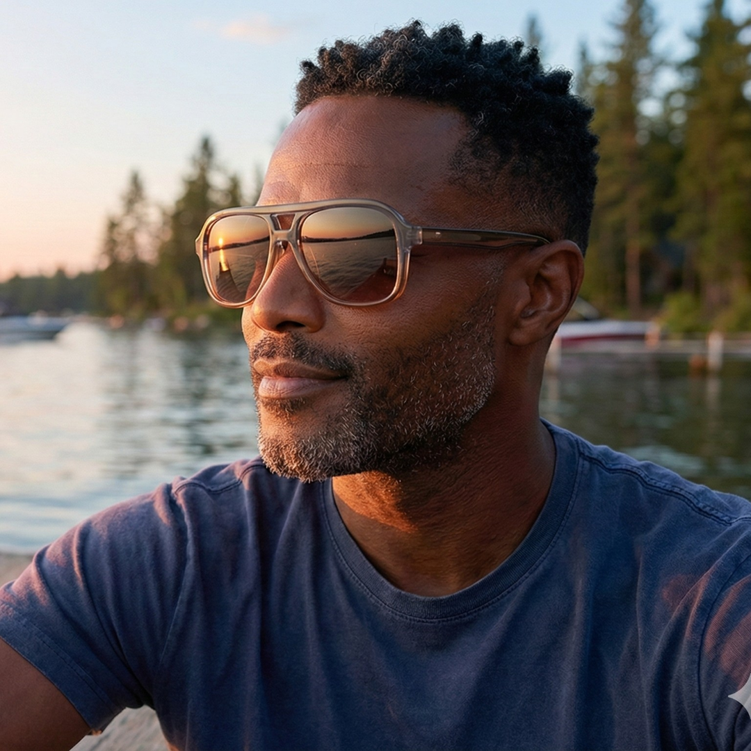 Cruz - Unisex Aviator Sunglasses – Polarized Hair-Friendly