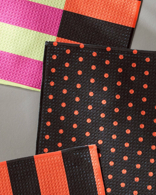 Spooky Hour Stripe Dishcloth Set