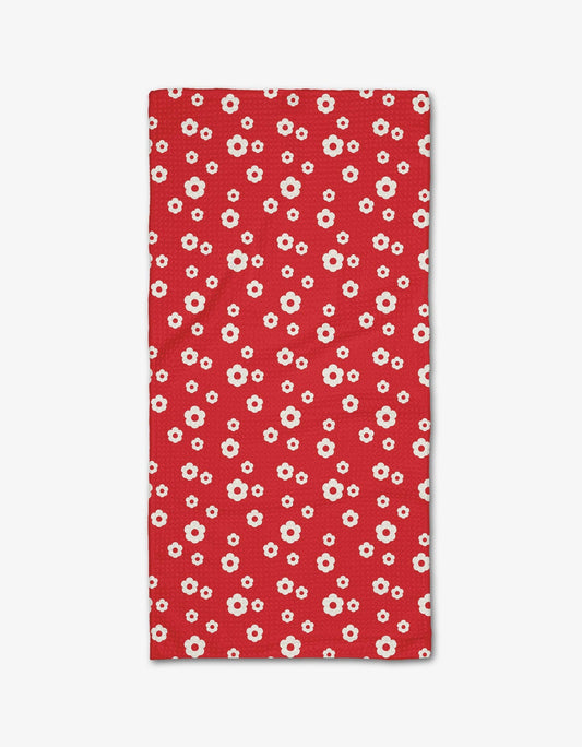 Sunny Flowers Bar Towel