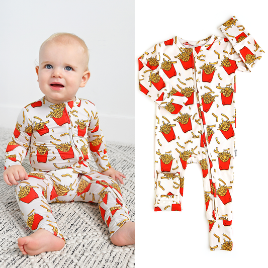 Ronnie Fries ZIP Bamboo Two Way Zipper Sleepies Little