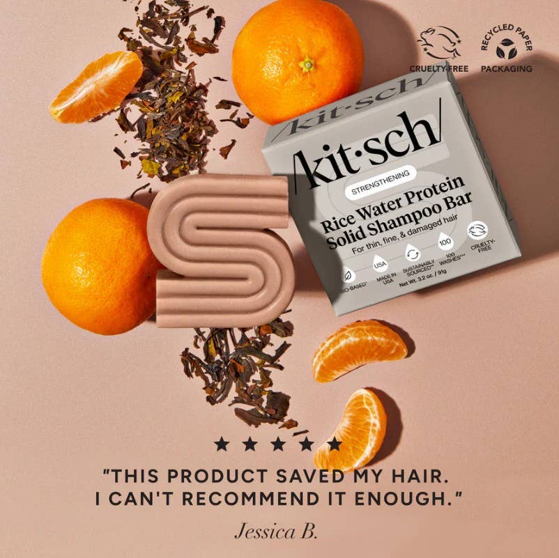 Rice Water Shampoo &amp; Conditioner Bar Combo for Hair Growth
