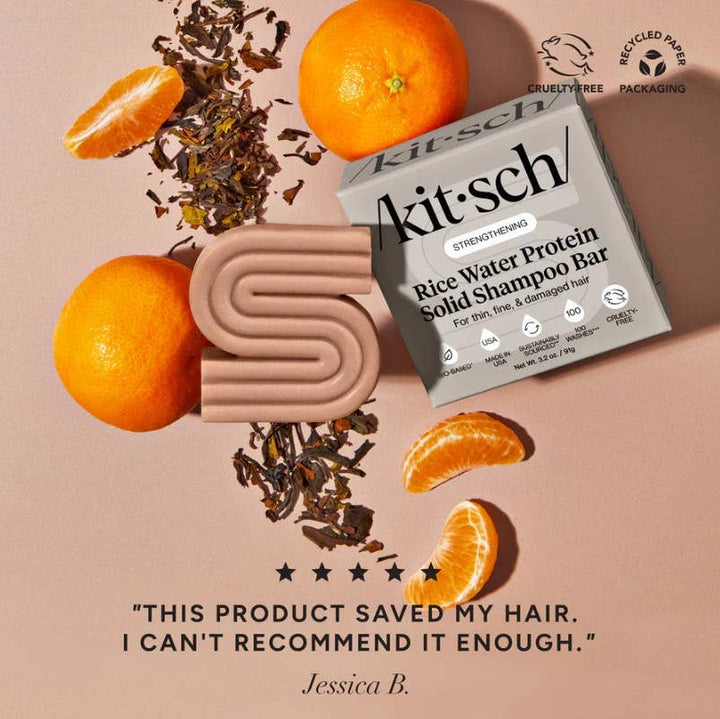 Rice Water Shampoo &amp; Conditioner Bar Combo for Hair Growth
