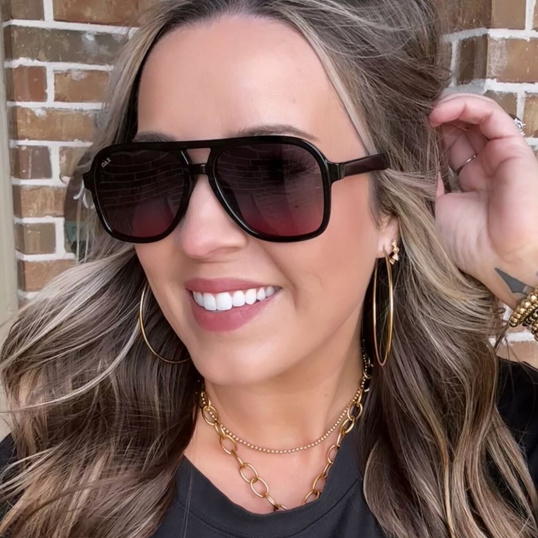 Cruz - Unisex Aviator Sunglasses – Polarized Hair-Friendly