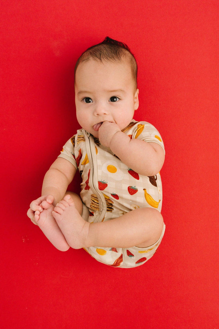 Breakfast Club Bamboo Baby Short Romper