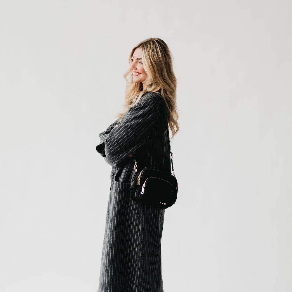 Nisha Nylon Crossbody Bag