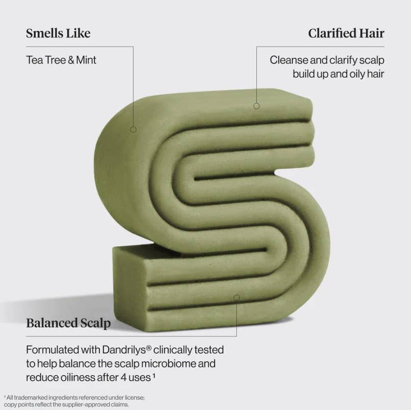 Tea Tree &amp; Mint Clarifying Shampoo Bar
