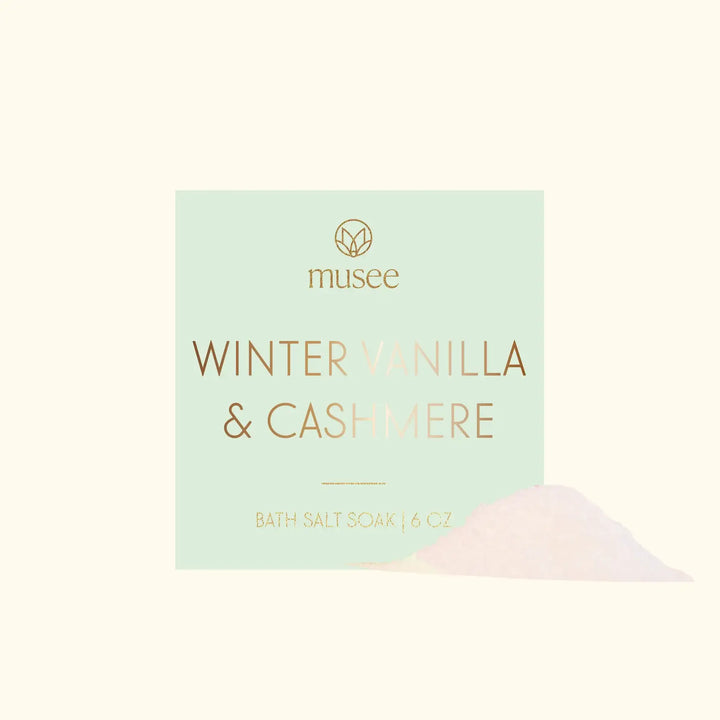 Winter Vanilla &amp; Cashmere Mini Bath Salt Soak
