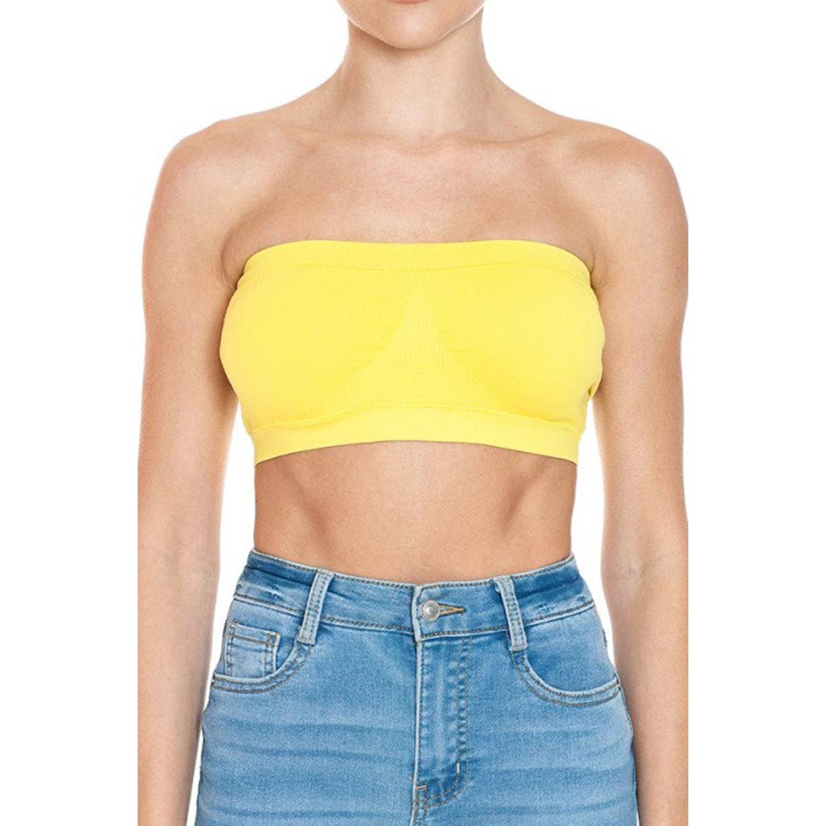 SEAMLESS TUBE TOP BRA PAD INSERTS