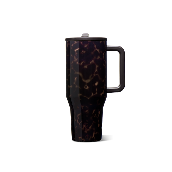 Mocha Tortoise HydroJug 32oz Traveler Tumbler