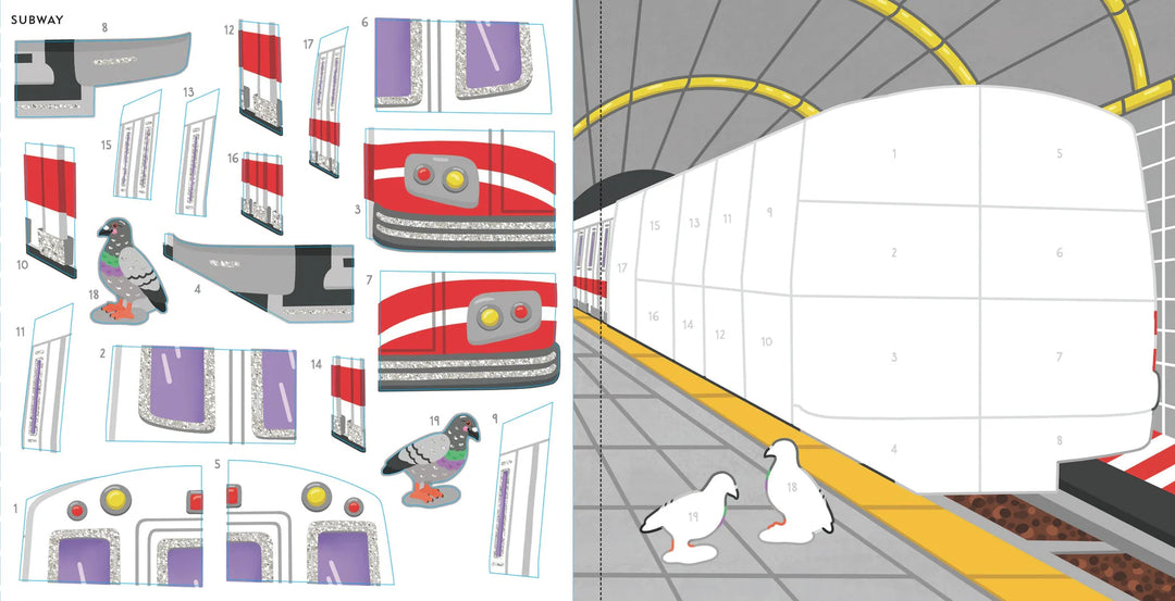 My First Color-By-Sticker Book -- 3 Versions!