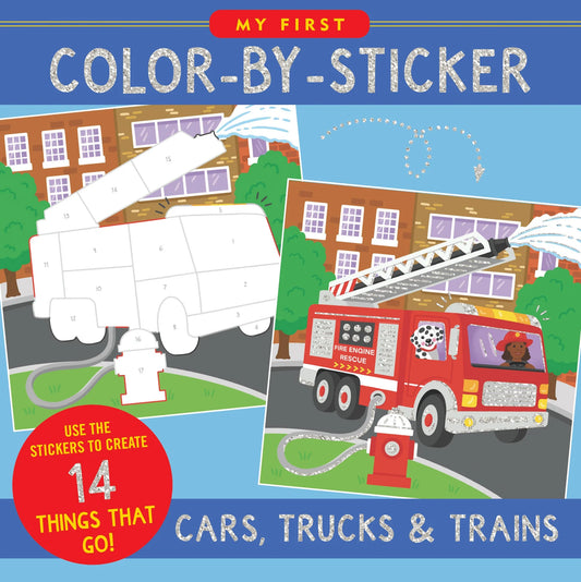 My First Color-By-Sticker Book -- 3 Versions!
