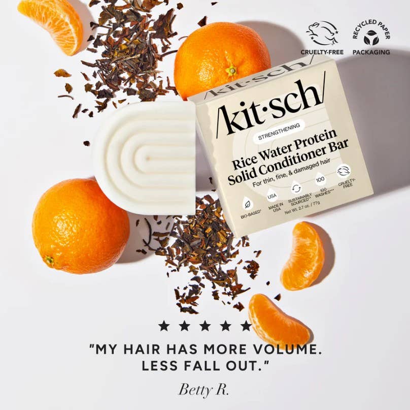Rice Water Shampoo &amp; Conditioner Bar Combo for Hair Growth