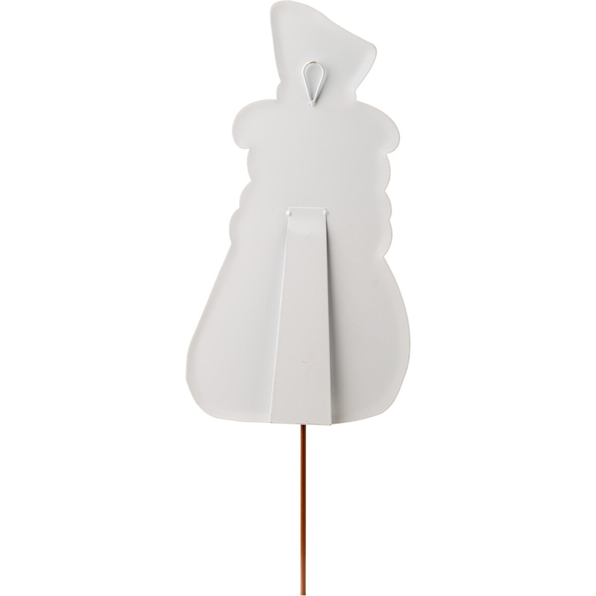 Black & White Scarf Snowman