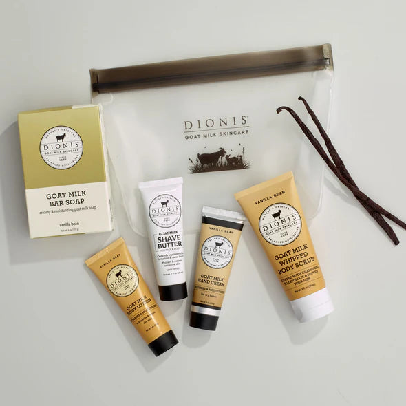 Dionis Vanilla Bean Goat Milk Travel Kit