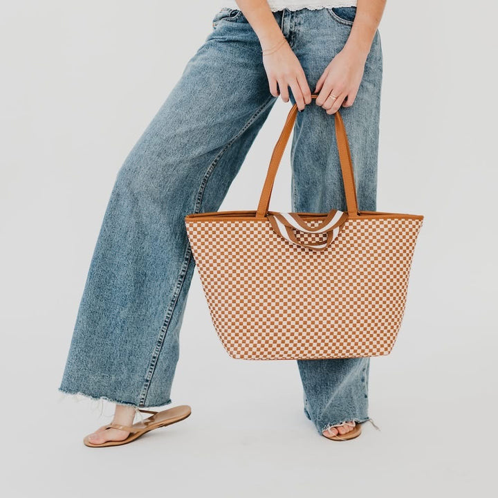 Woven Tiffany Organizer Tote
