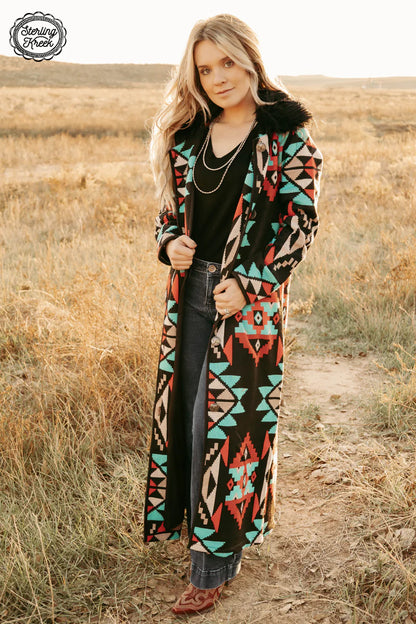 Azteca Knit Duster