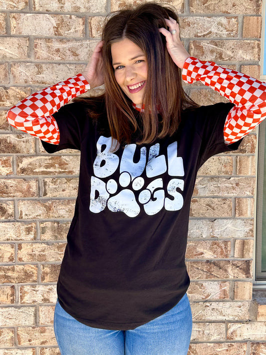 Bulldogs Distressed Tee