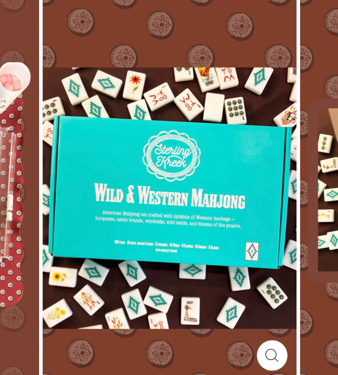 Western Mahjong Set | Boutique Game Night Gift