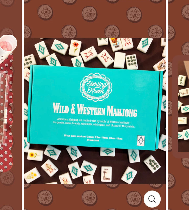 Western Mahjong Set | Boutique Game Night Gift