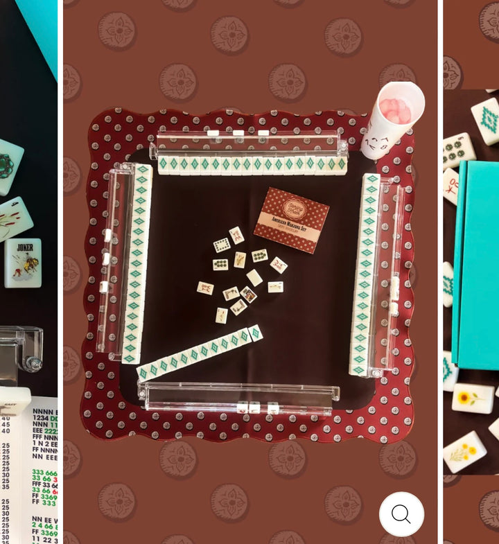 Western Mahjong Set | Boutique Game Night Gift