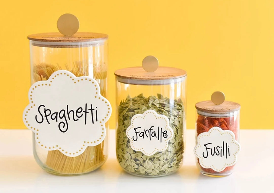 Happy Everything! Medium Wooden Lid Glass Jar