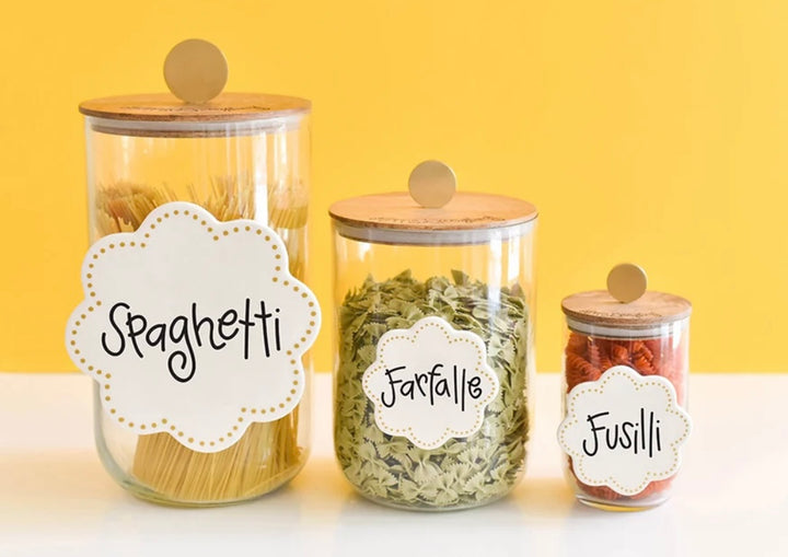 Happy Everything! Medium Wooden Lid Glass Jar