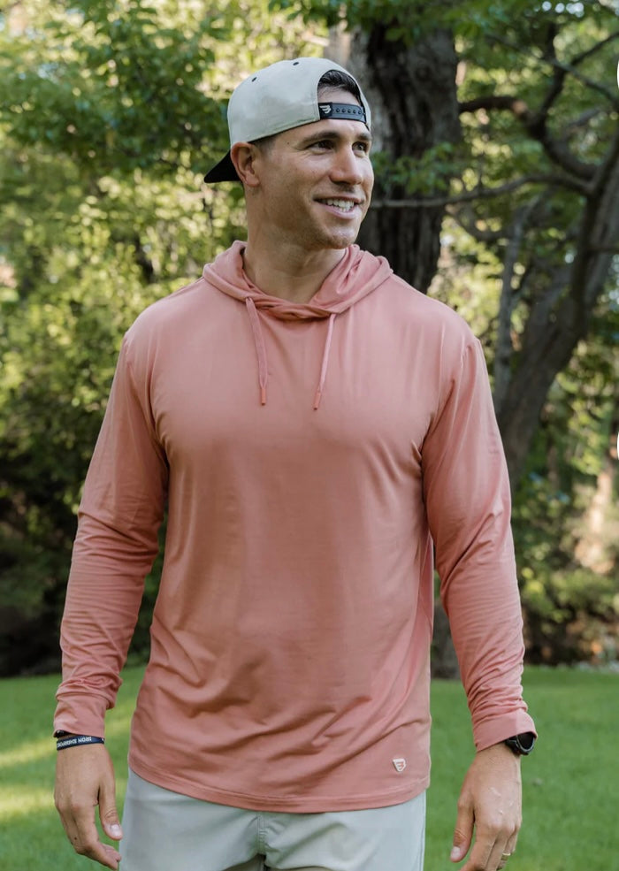 Burlebo Performance Hoodie Sunfish | Lightweight Athletic Hoodie for Men