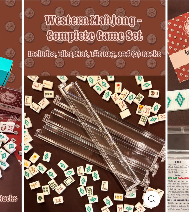 Western Mahjong Set | Boutique Game Night Gift