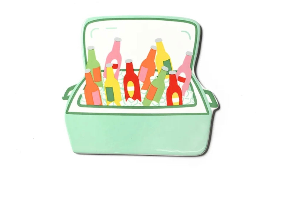Happy Everything! Cooler Vibes Big Attachment with mint green cooler and colorful bottles