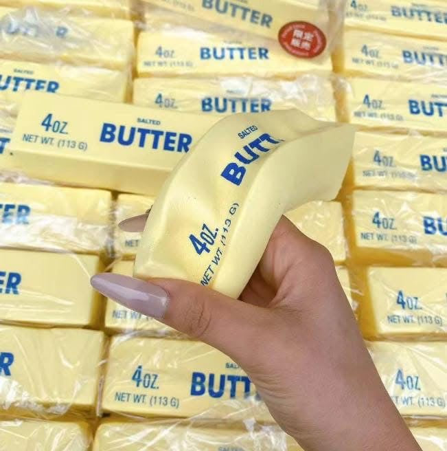 🧈 Viral Butter Squishy – Satisfying Stress Relief Toy