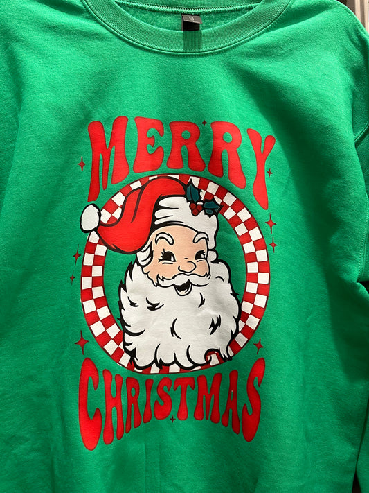 Santa Checks Sweatshirt