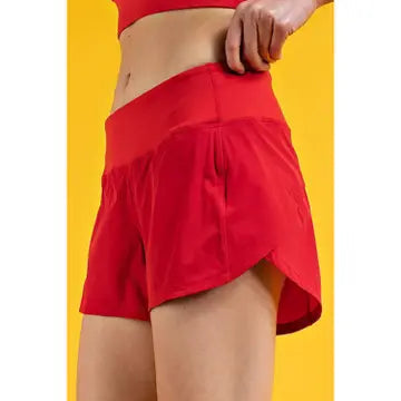 Stretch Woven 2 in 1 Active Shorts