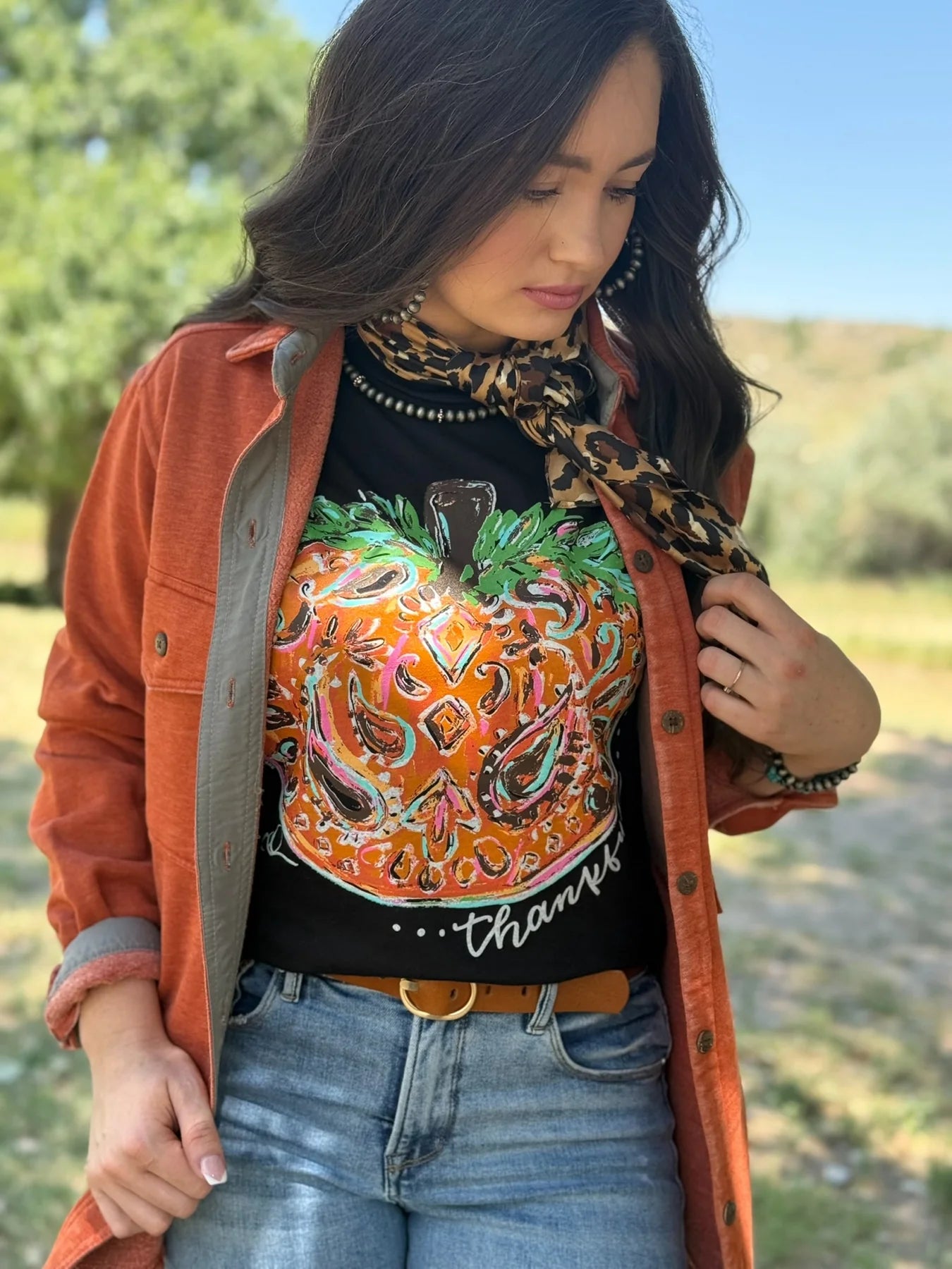 Callie Ann Stelter Thankful Pumpkin Tee