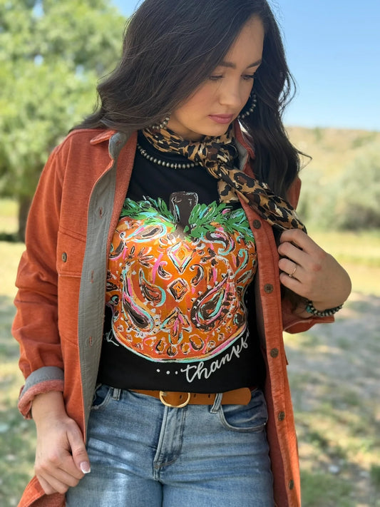 Callie Ann Stelter Thankful Pumpkin Tee