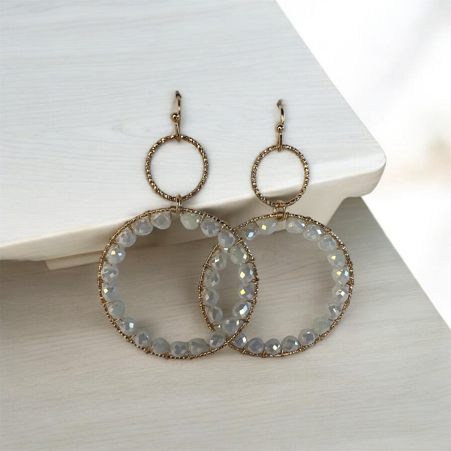 Luminous Loop Earrings