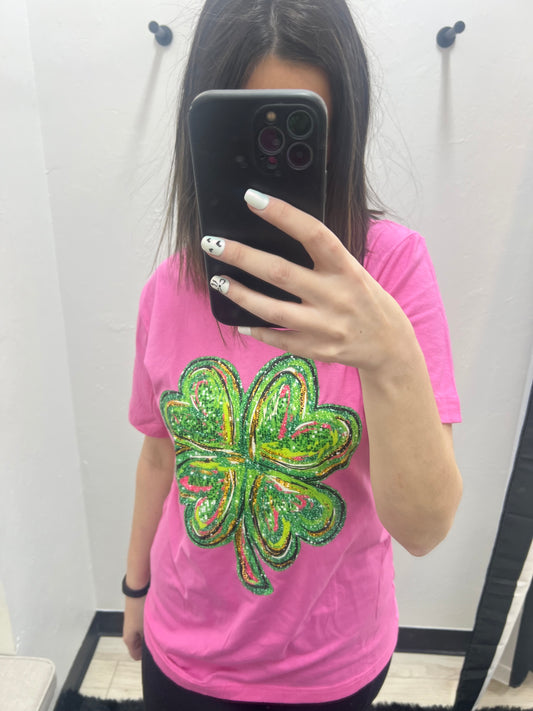 Shimmer Shamrock Tee