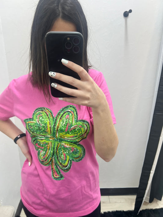 Shimmer Shamrock Tee