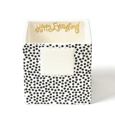 Black Small Dot Mini Nesting Cube Small