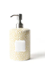 Gold Small Dot Mini Cylinder Soap Pump