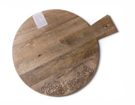 Happy Everything Big Wood Serving Board