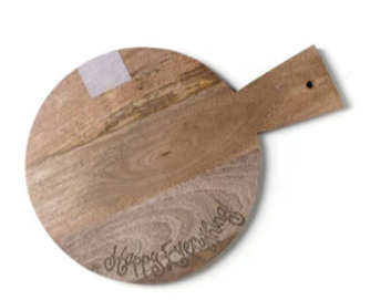 Happy Everything Mini Wood Serving Board