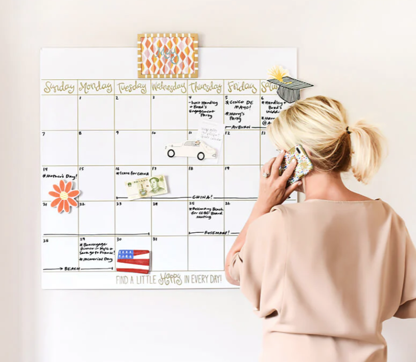 Happy Everything Magnetic Dry Erase 30 in Wall Calendar