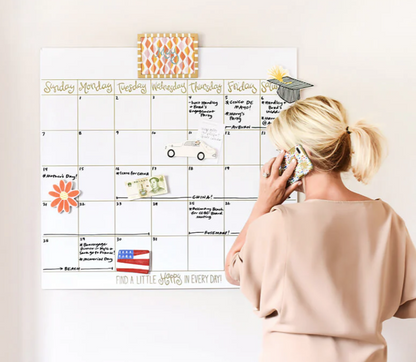 Happy Everything Magnetic Dry Erase 30 in Wall Calendar