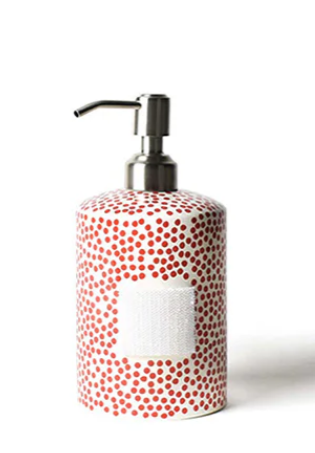 Red Small Dot Soap Pump