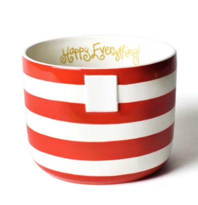 Red Stripe Mini Happy Everything Bowl