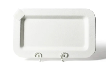 White Small Dot Mini Entertaining Platter