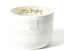 White Stripe Mini Entertaining Bowl