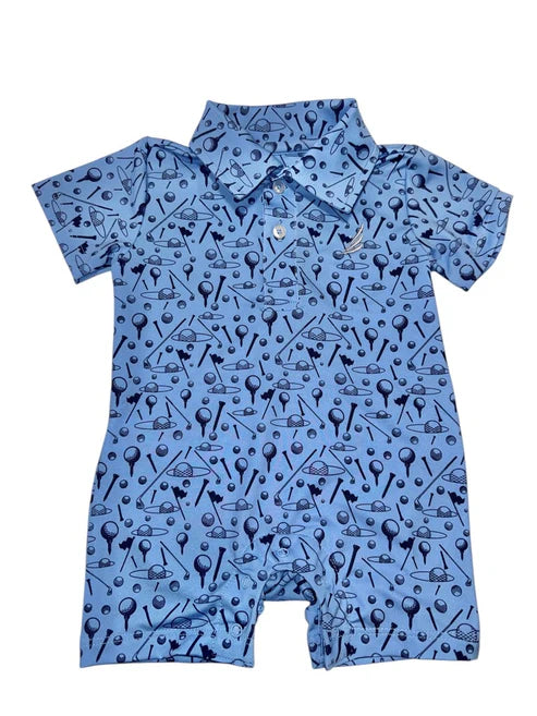 Banksy Golf Romper