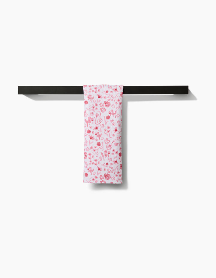 Water Floral Bar Towel