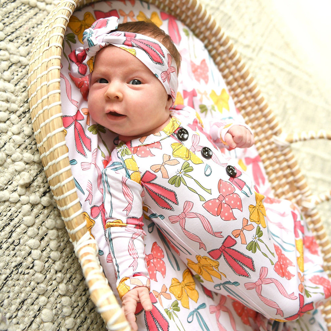 Eliza GOWN Bamboo Baby Newborn Coming Home